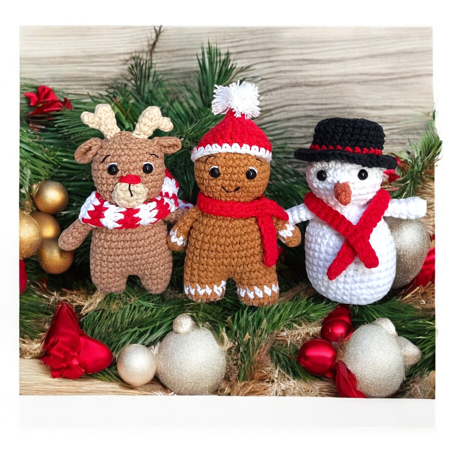 Holiday Amigurumi Bundle: PDF Crochet Pattern Halloween, Thanksgiving & Christmas